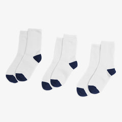 Clearance kids ribbed crew sock 3-pack