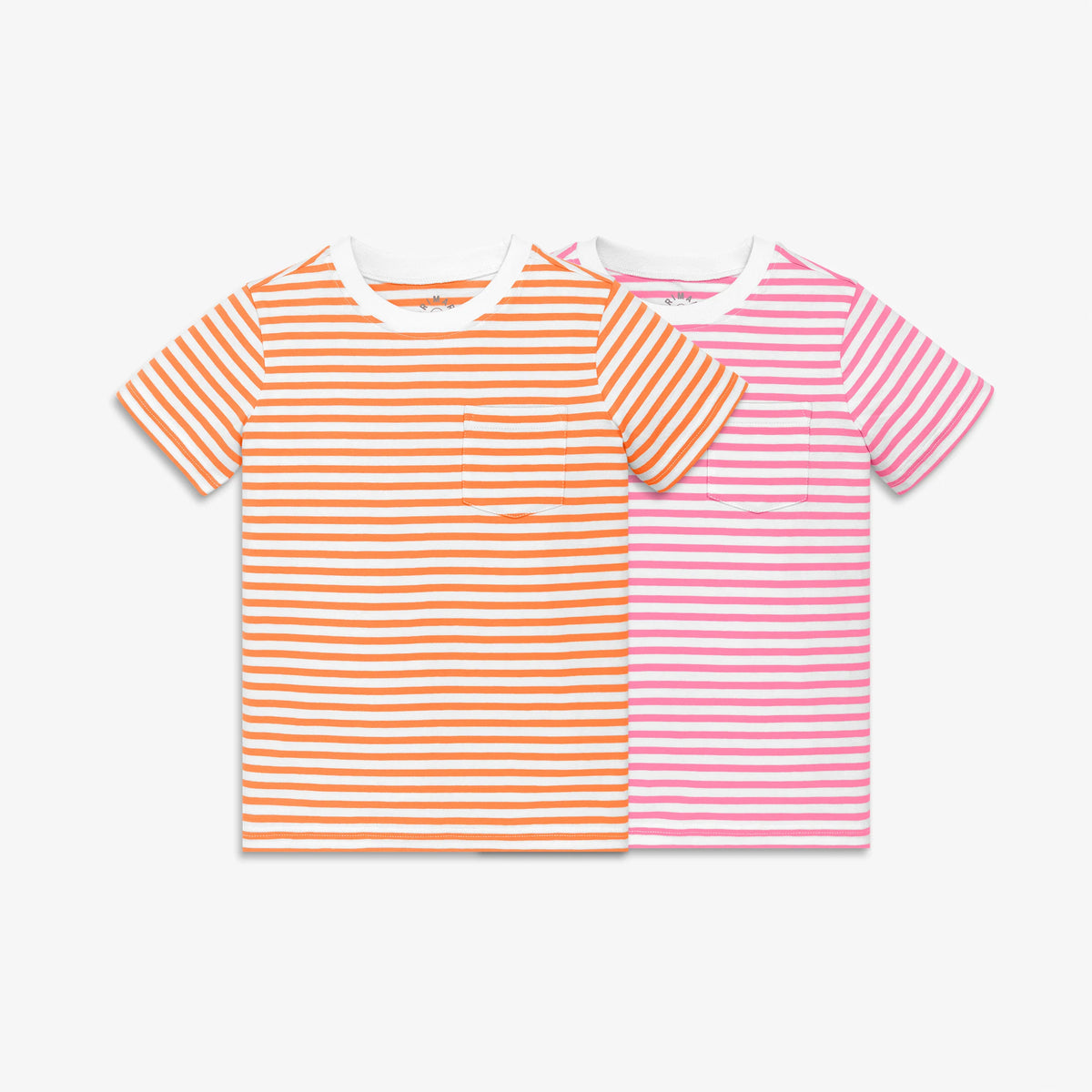 Kids stripe pocket tee 2-pack