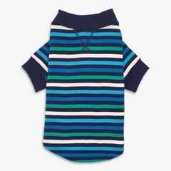 Clearance pet organic pj top in winter stripe