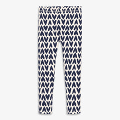 Clearance kids french terry cozy legging in cutout hearts