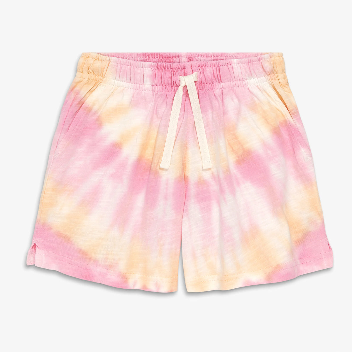 Kids park short in tie-dye