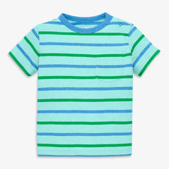 Clearance baby heathered pocket tee in stripe