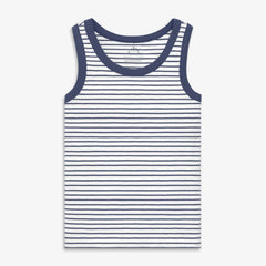 Women's fit rib tank in stripe