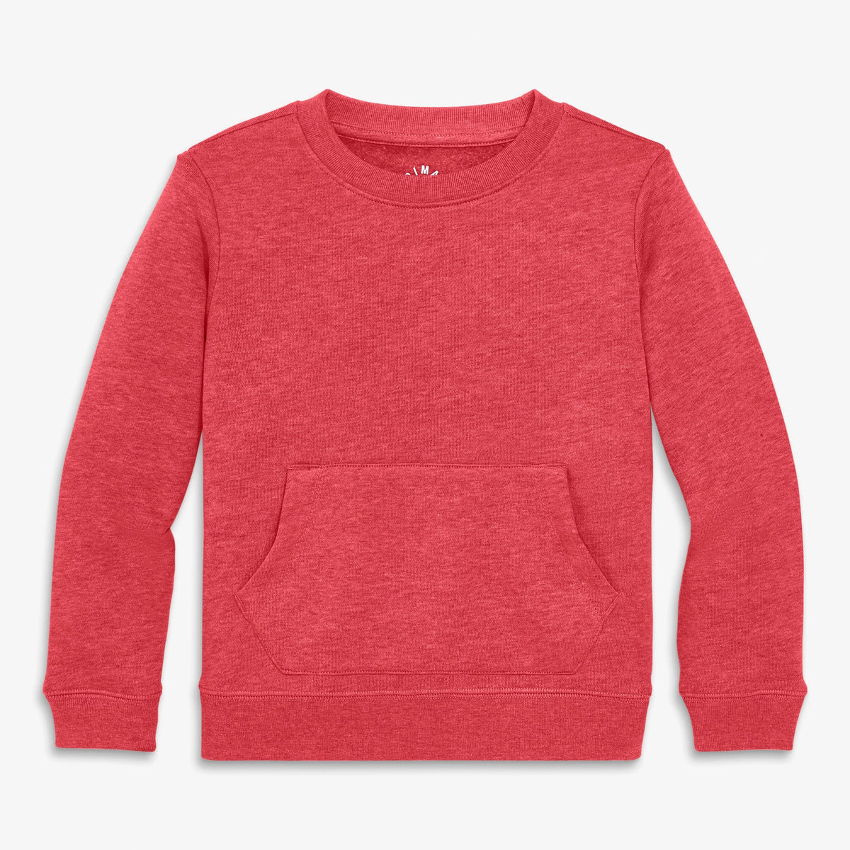 Kids cozy fleece crewneck sweatshirt