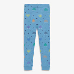 Clearance kids organic PJ pant in rainbow menorahs