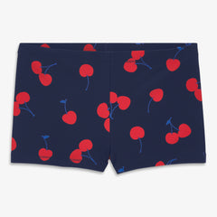 Kids swim shortie in cherries