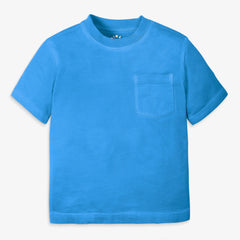 Kids garment-dyed easy pocket tee
