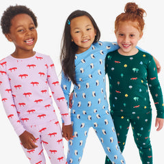 Clearance kids organic pj pant in fox trot