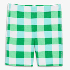 Clearance kids organic pj short in gingham
