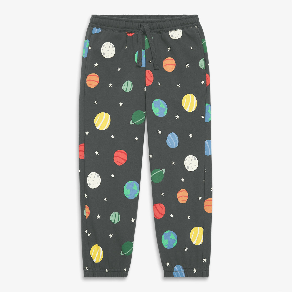 Kids sweatpant in rainbow galaxy