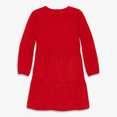 Clearance kids tiered corduroy dress