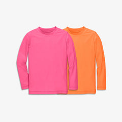 Kids long sleeve rash guard 2-pack