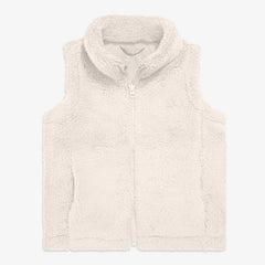 Kids teddy fleece vest