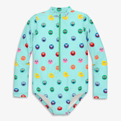 Kids Sesame Street one-piece rash guard