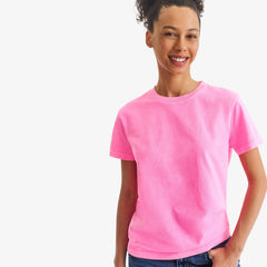 Women's fit easy crewneck tee