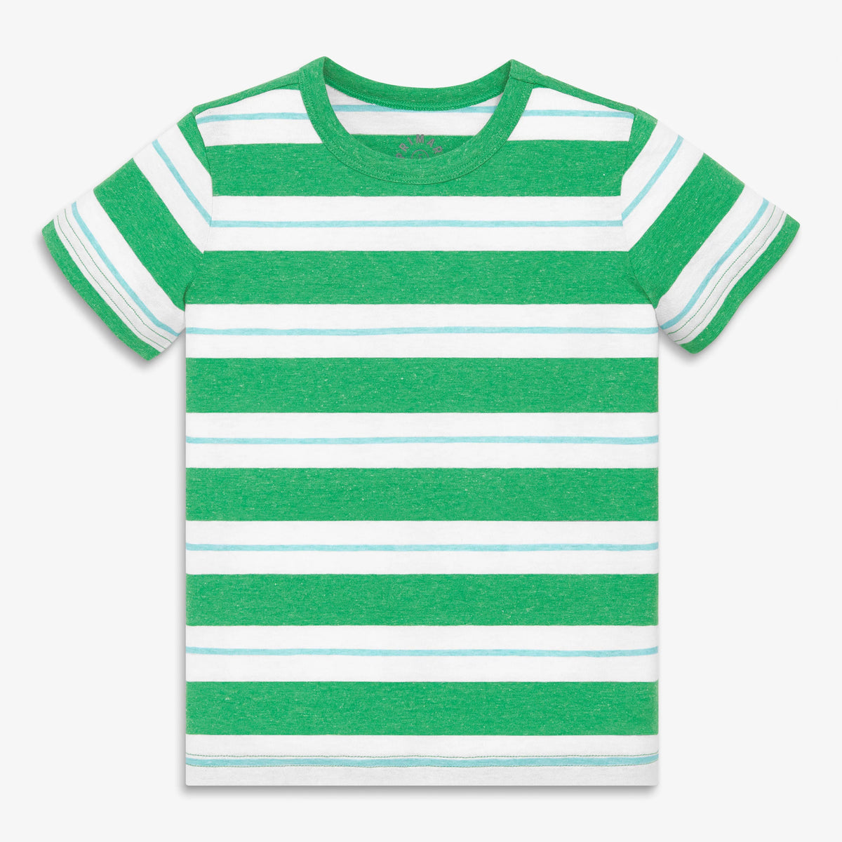 Kids heathered tee in multi stripe