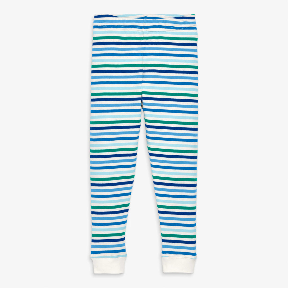 Clearance kids organic PJ pant in cool stripes
