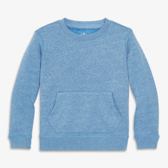 Kids cozy fleece crewneck sweatshirt