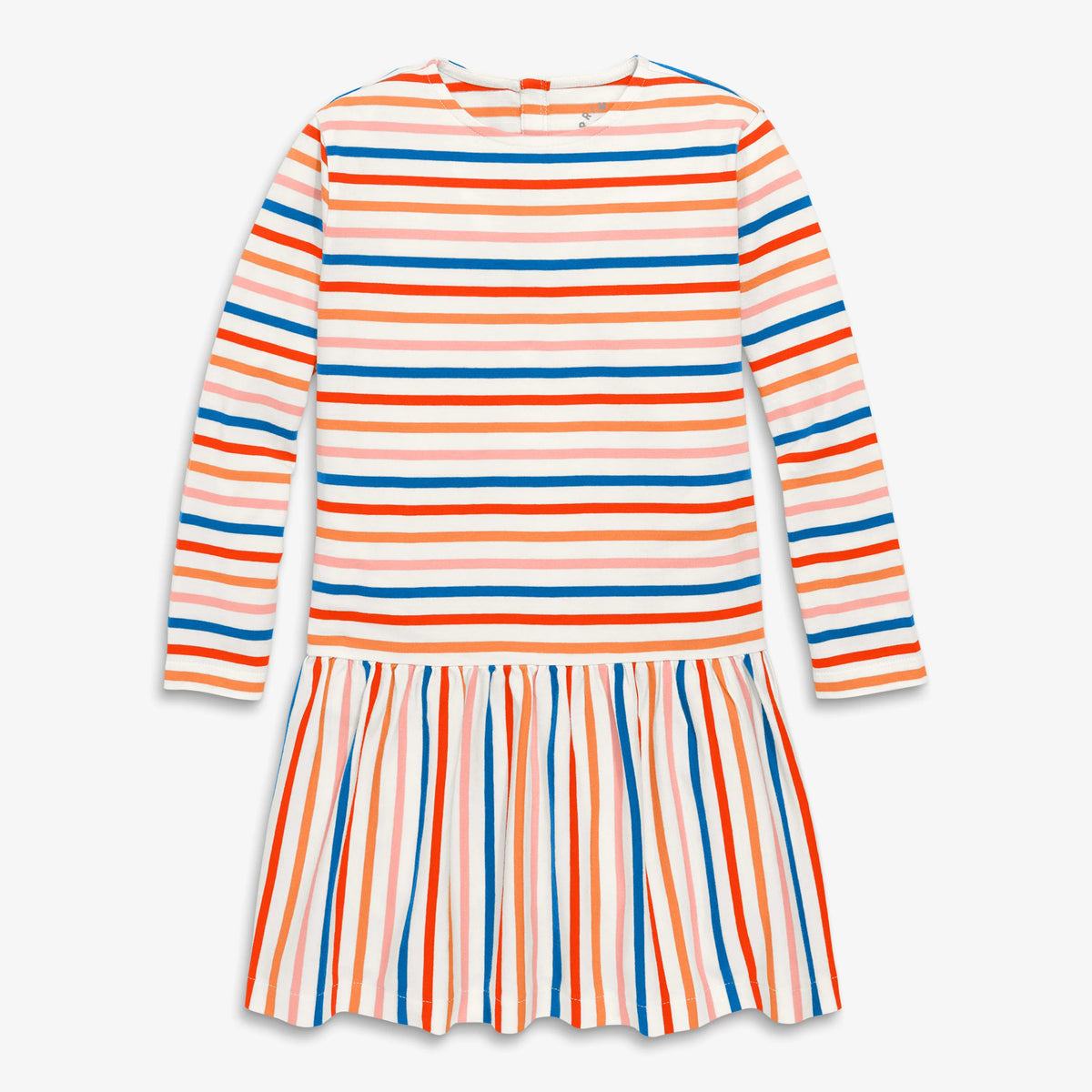Clearance kids explorer dress in multi-stripe
