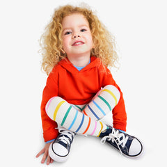 Kids legging in candy stripe