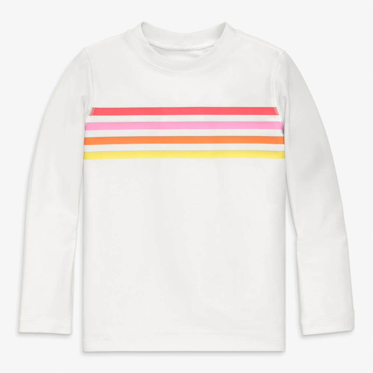 Kids tonal banner long sleeve rash guard