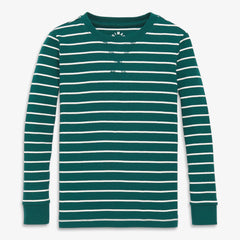 Clearance kids organic pj top in stripe