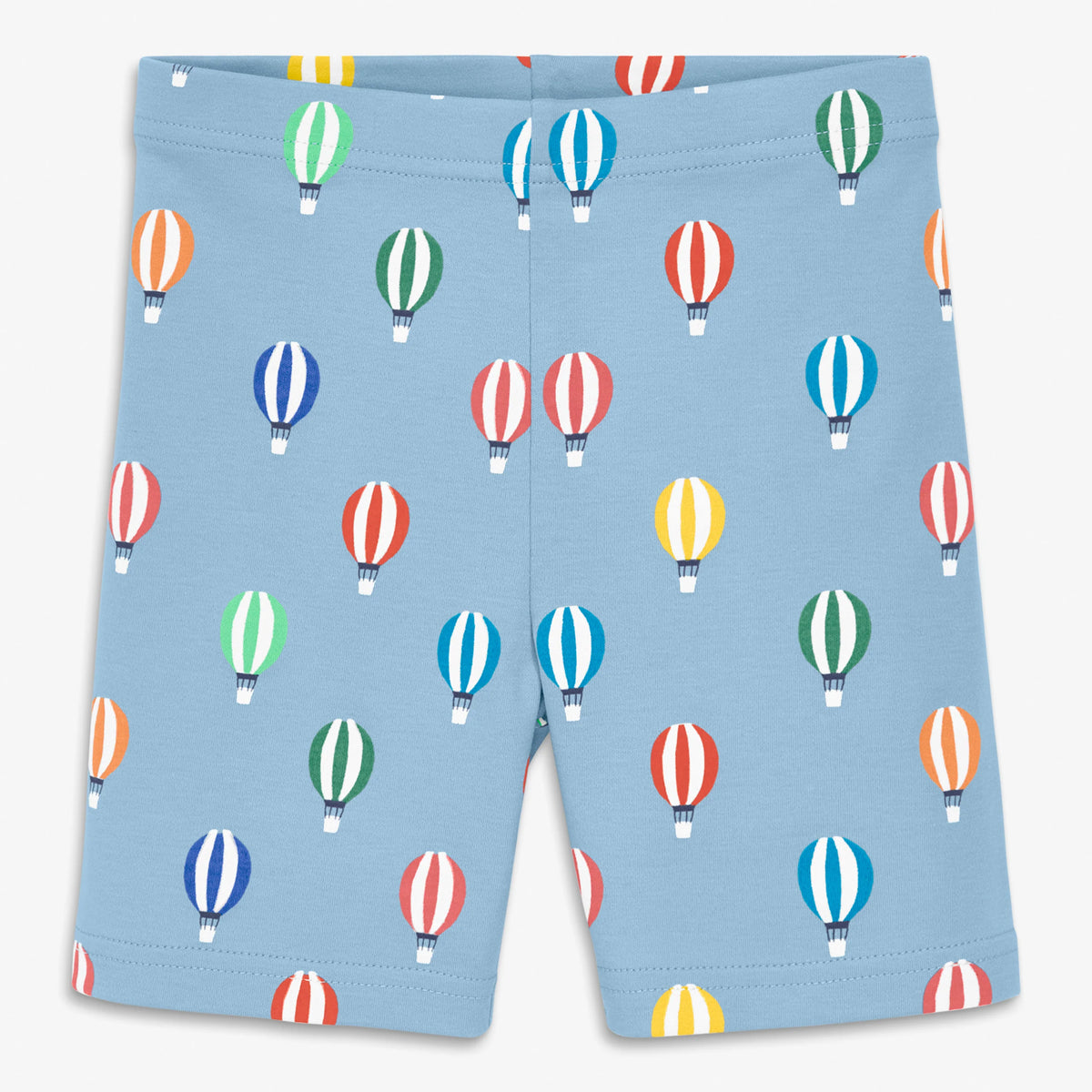 Kids organic PJ short in rainbow balloons