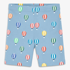 Kids organic PJ short in rainbow balloons