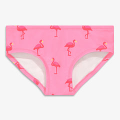 Kids swim bikini bottom in flamingos