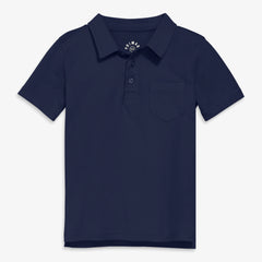 Kids short sleeve polo in seasonal colors