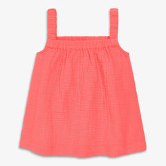 Kids cotton gauze tank