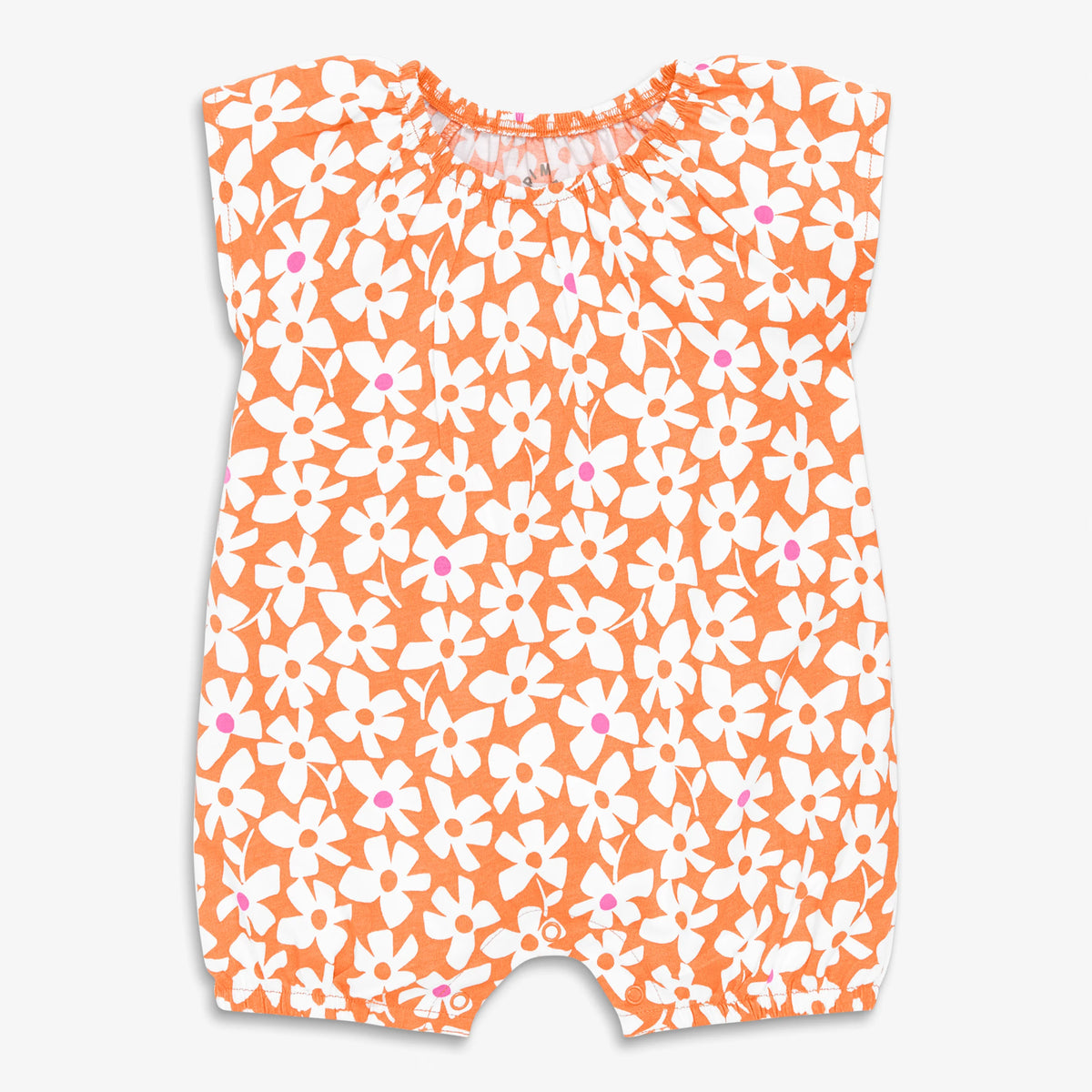 Baby flutter sleeve shortie in blooms