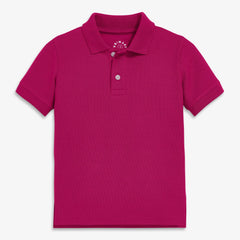 Kids short sleeve pique polo