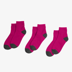 Kids quarter sock 3-pack