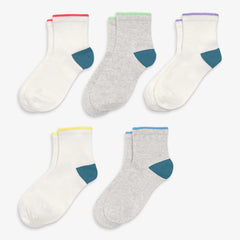 Kids quarter sock 5-pack