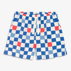 Kids park short in checkerboard