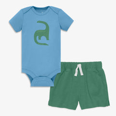 Baby dino playsuit