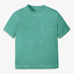 Kids garment-dyed easy pocket tee