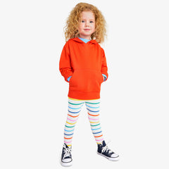 Kids legging in candy stripe