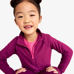 Kids FlexKnit half-zip pullover