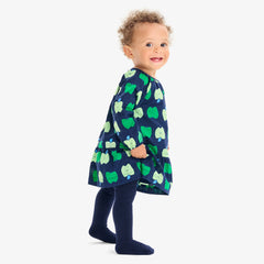 Clearance baby popover dress in apple orchard