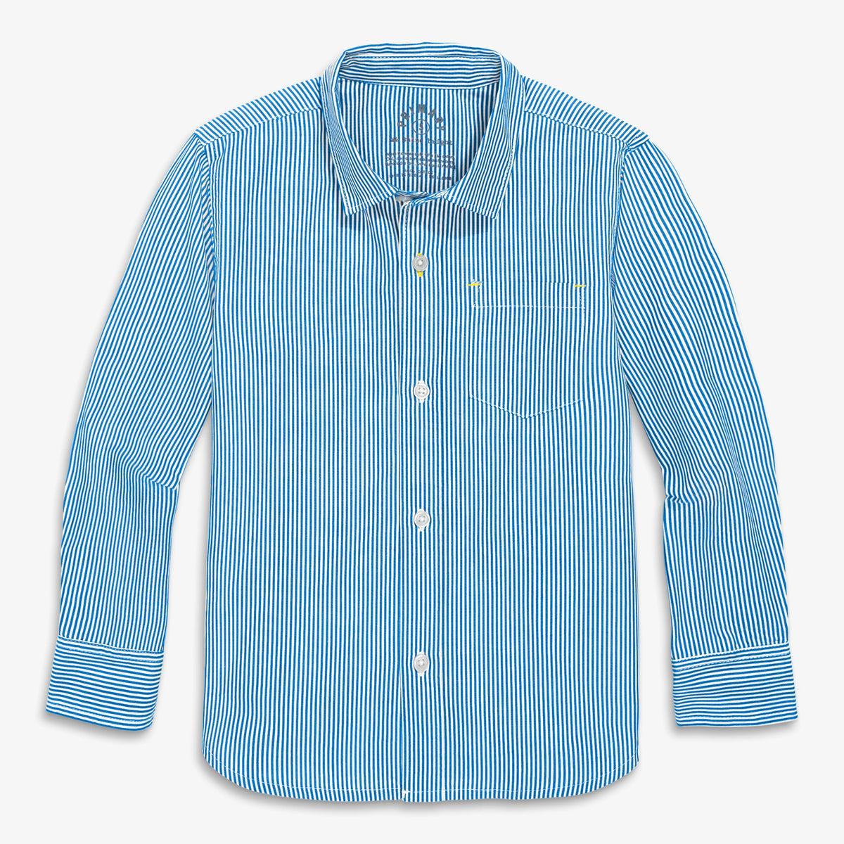 Clearance kids long sleeve button down in stripe