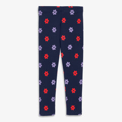 Clearance kids classic legging in violet blooms