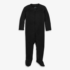 Kids organic zip footie