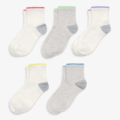 Kids quarter sock 5-pack