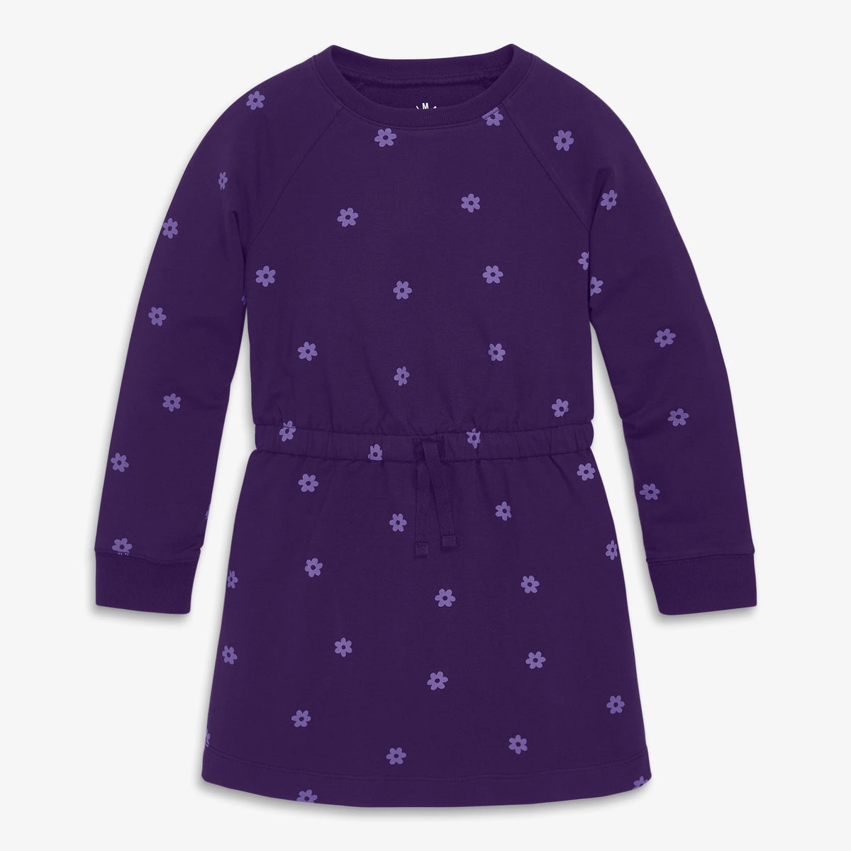 Clearance kids sweatshirt dress in bold blooms