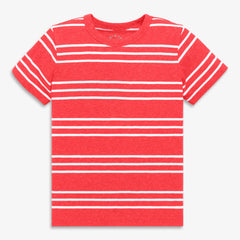 Kids heathered tee in stripe