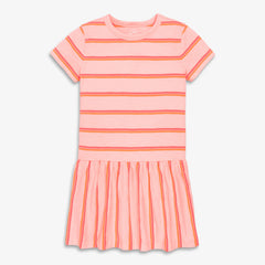 Clearance kids short sleeve explorer dress in stripe