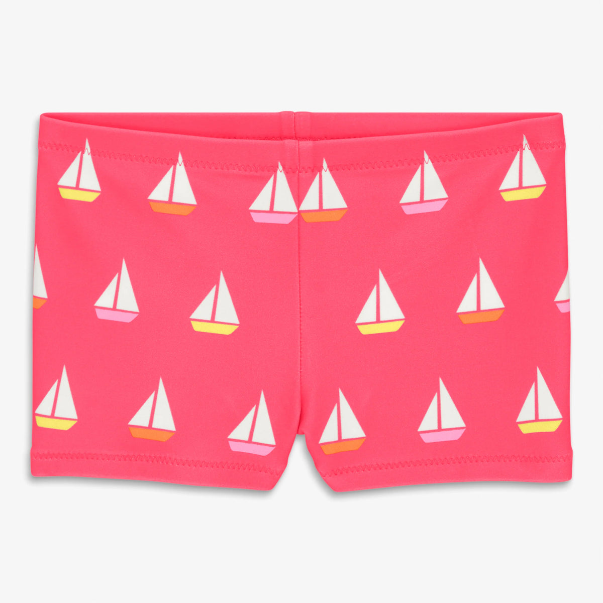Kids swim shortie in sailboats