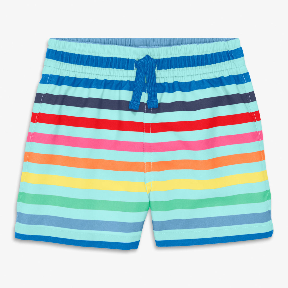 Baby swim trunk in spring stripe